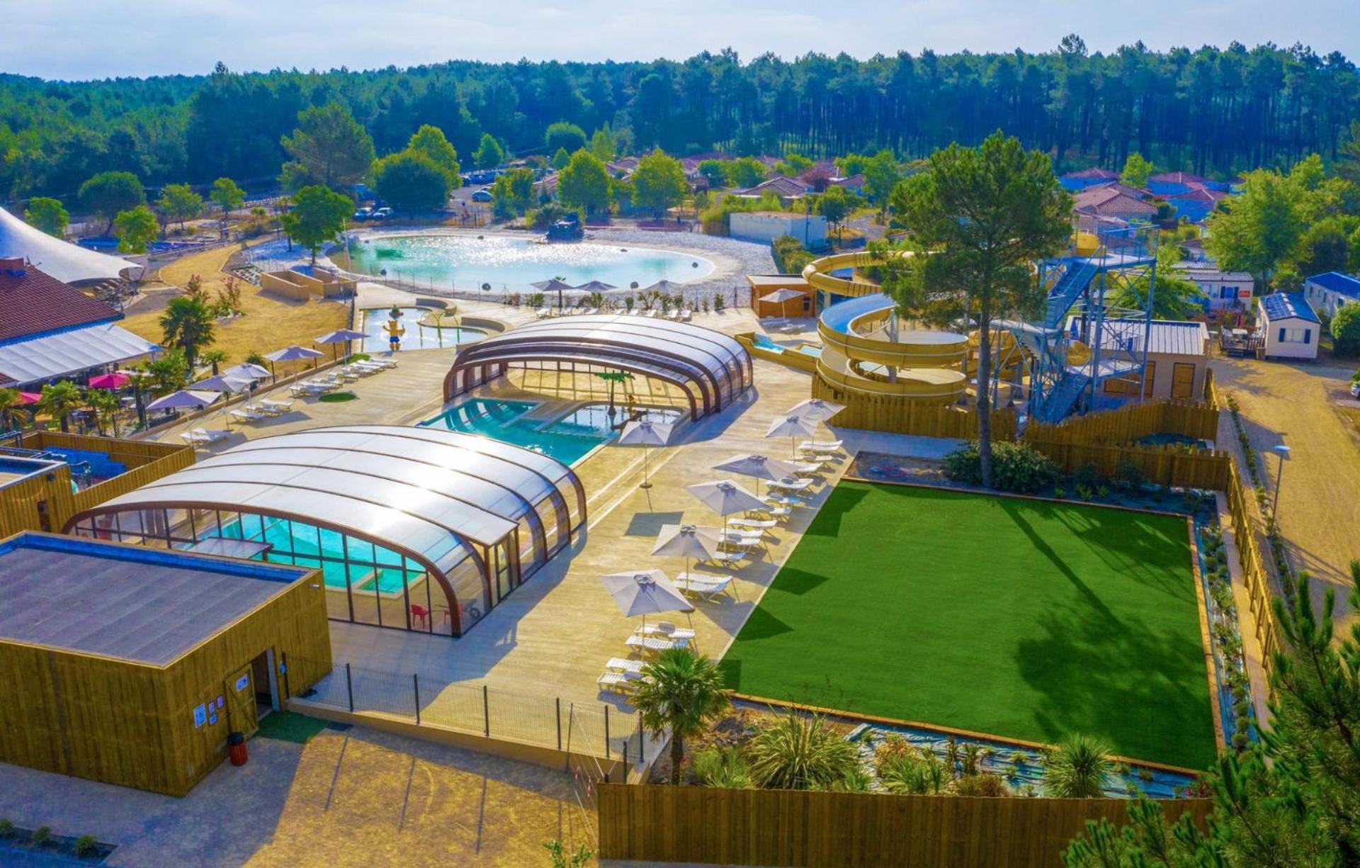 Chalet Camping Les Vignes ลิต์-เอต์-มิกซ์ ภายนอก รูปภาพ